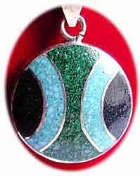 Pentagramm aus Weissmetall