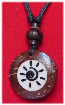 Amulett Anhnger keltische Spirale