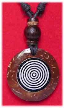 Amulett Anhnger keltische Spirale 