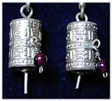 Gebetsm�hlen Ohrringe 