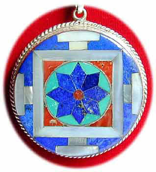 Inlay Mandala Anh�nger