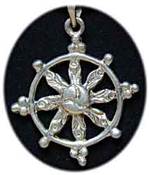 Dharmachakra Amulett