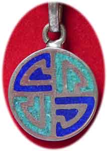 Inlay Anh�nger Keltisches Kreuz