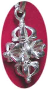 Doppel Vajra Amulett 