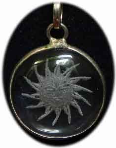 Sonnen Amulett Bergkristall