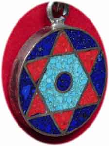 Inlay Hexagramm