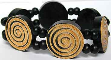 flexibles Armband mit keltischer Spirale