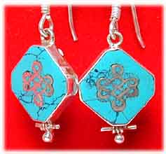 Ohrringe  endloser Knoten