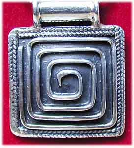 Anh�nger  keltische Spirale