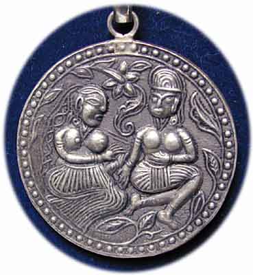 Liebesamulett Radha Krishna