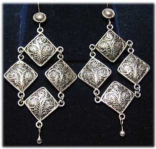  Ohrringe Sterling Silber 